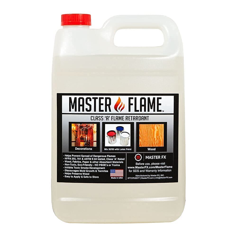 Master Flame - Fire Retardant - Spray on application - 1 GALLON Pack of 2