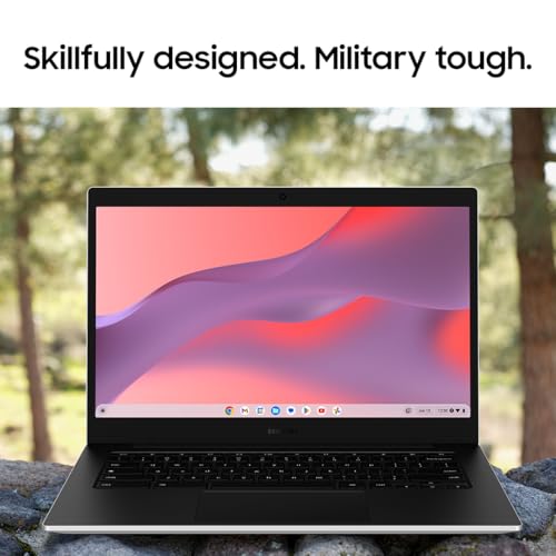 Samsung 14" Galaxy Chromebook Go Laptop PC Computer, Intel Celeron N4500 Processor, 4GB RAM, 64GB Storage, ChromeOS, XE340XDA-KA2US, Student Laptop