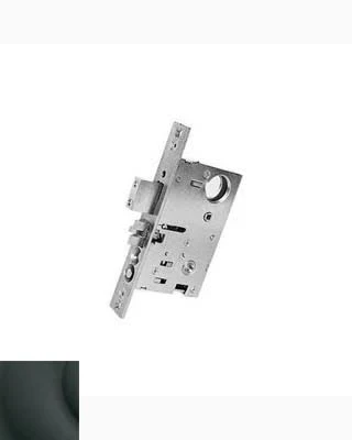 Baldwin 6321190L 2.5 in. Left Handed Residential Entrance Emergency Egress Mortise Lock with Backset - Satin Black