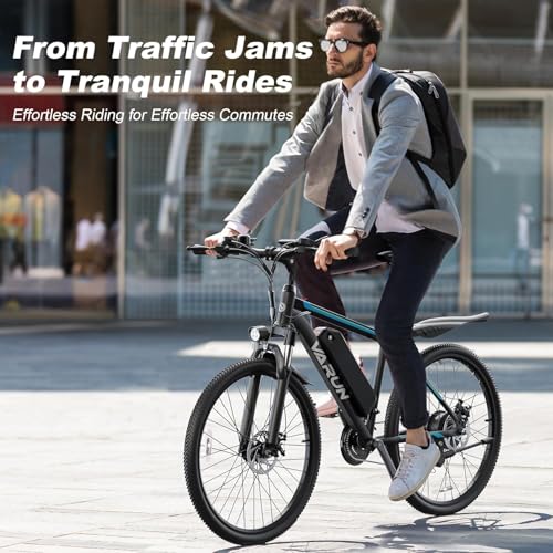 VARUN Electric Bike - Ebikes for Adults Peak 500W /750W 20MPH Commuter Ebike with 36V/48V 7.8AH Removable Battery, 24''