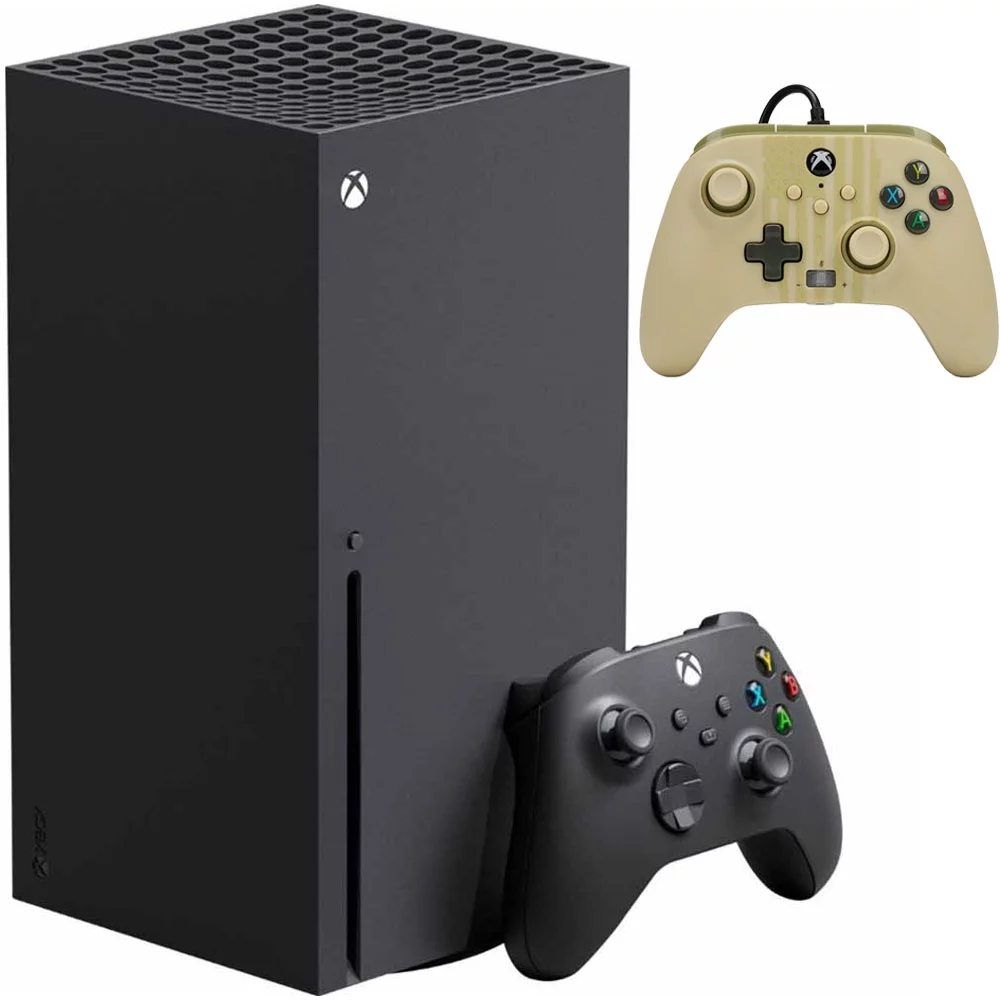 Microsoft Xbox Series X 1TB SSD Bundle with Enhanced Wired Controller (Desert Ops) - Radiant Selections