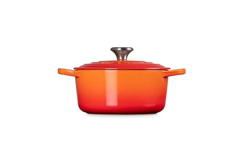 Le Creuset Enameled Cast Iron Signature Round Dutch Oven, 5.5 qt., Cerise