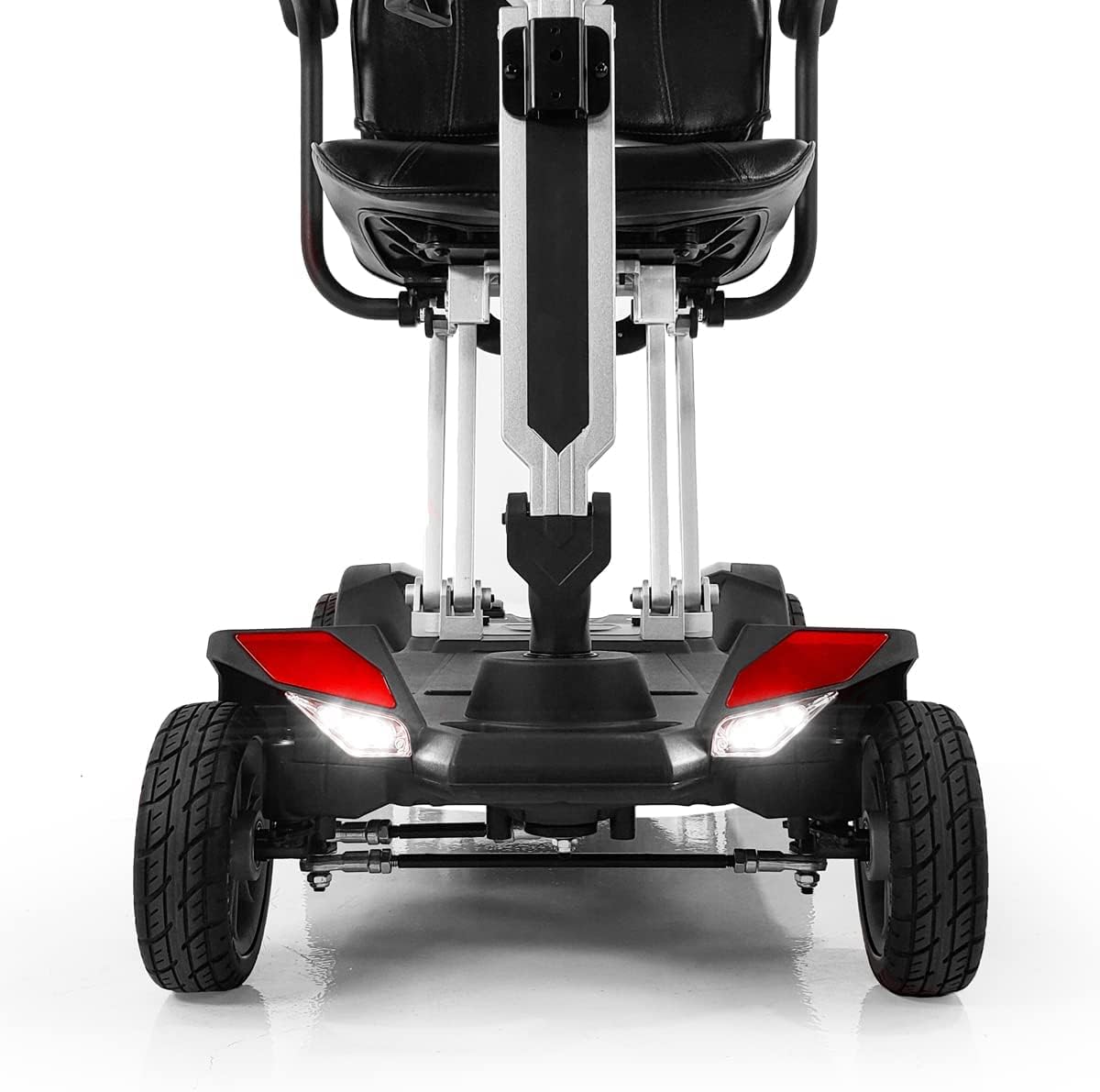 Buzzaround Carry On 4 Wheel Travel Scooter by Golden Technologies-Red