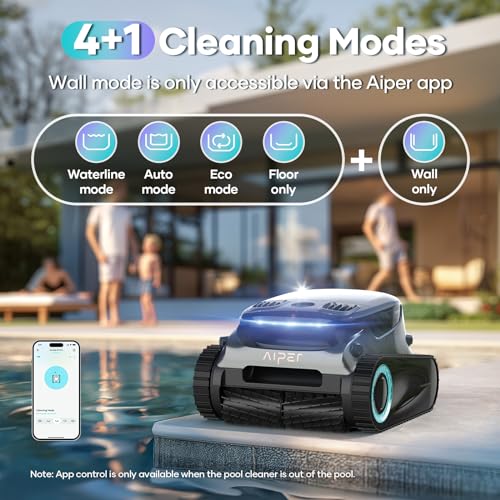 AIPER Scuba S1 Pro Cordless Robotic Pool Cleaner - Smart Home Appliances