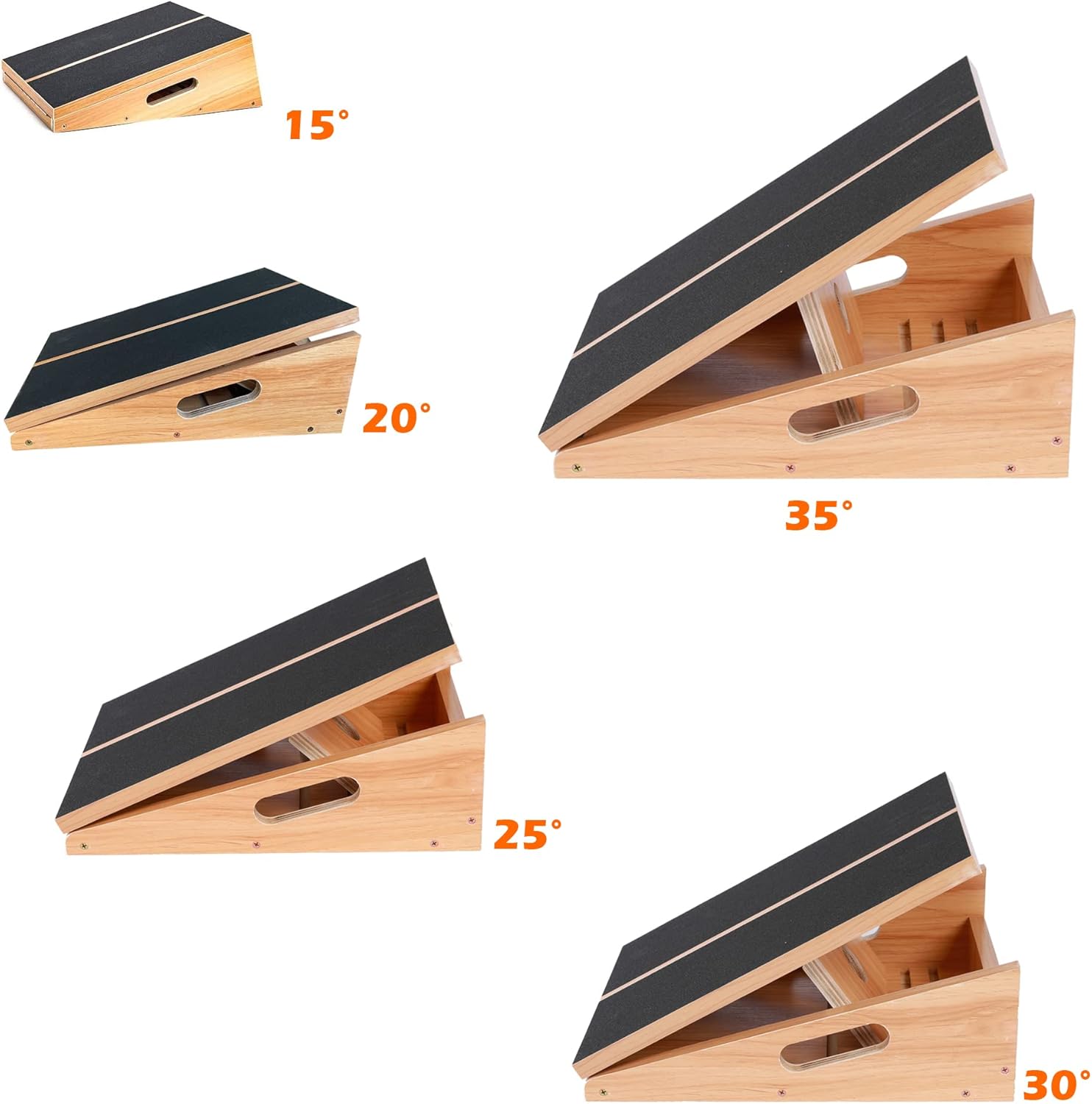 Slant Board,Calf Stretcher Slant Board 5 Positions Adjustable Slant Board Bor Calf Stretching