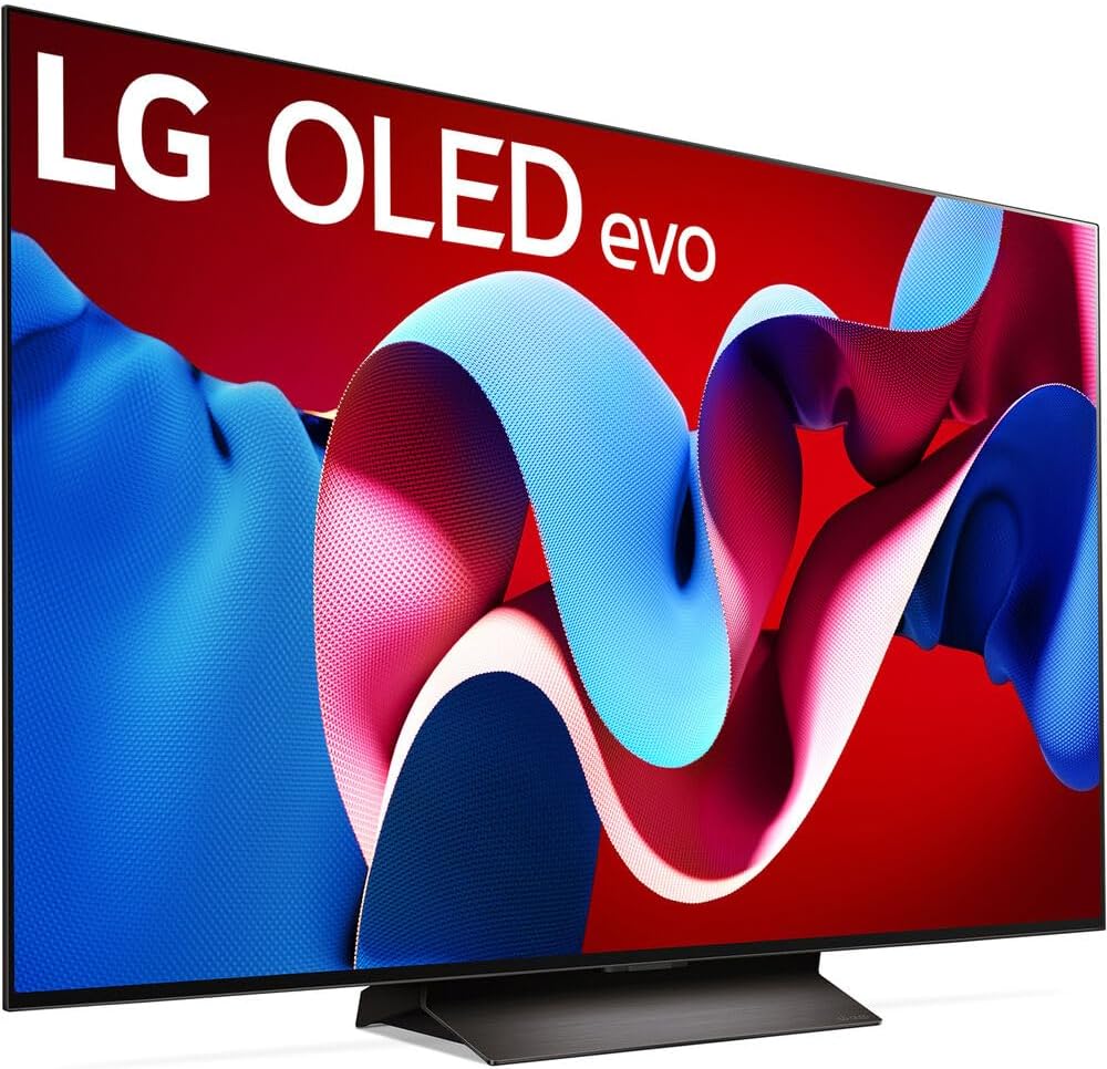 LG OLED55C4PUA 55 Inch Class OLED evo C4 Series Smart TV 4K Processor (2024) Bundle with 2 YR CPS Enhanced Protection Pack - Smart Home Appliances
