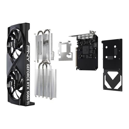 PNY NVIDIA GeForce RTX&trade; 5060 Ti 16GB Overclocked Dual Fan Graphics Card (DLSS 4, PCIe&reg; 5.0, HDMI&reg;/DP 2.1, 2-Slot)