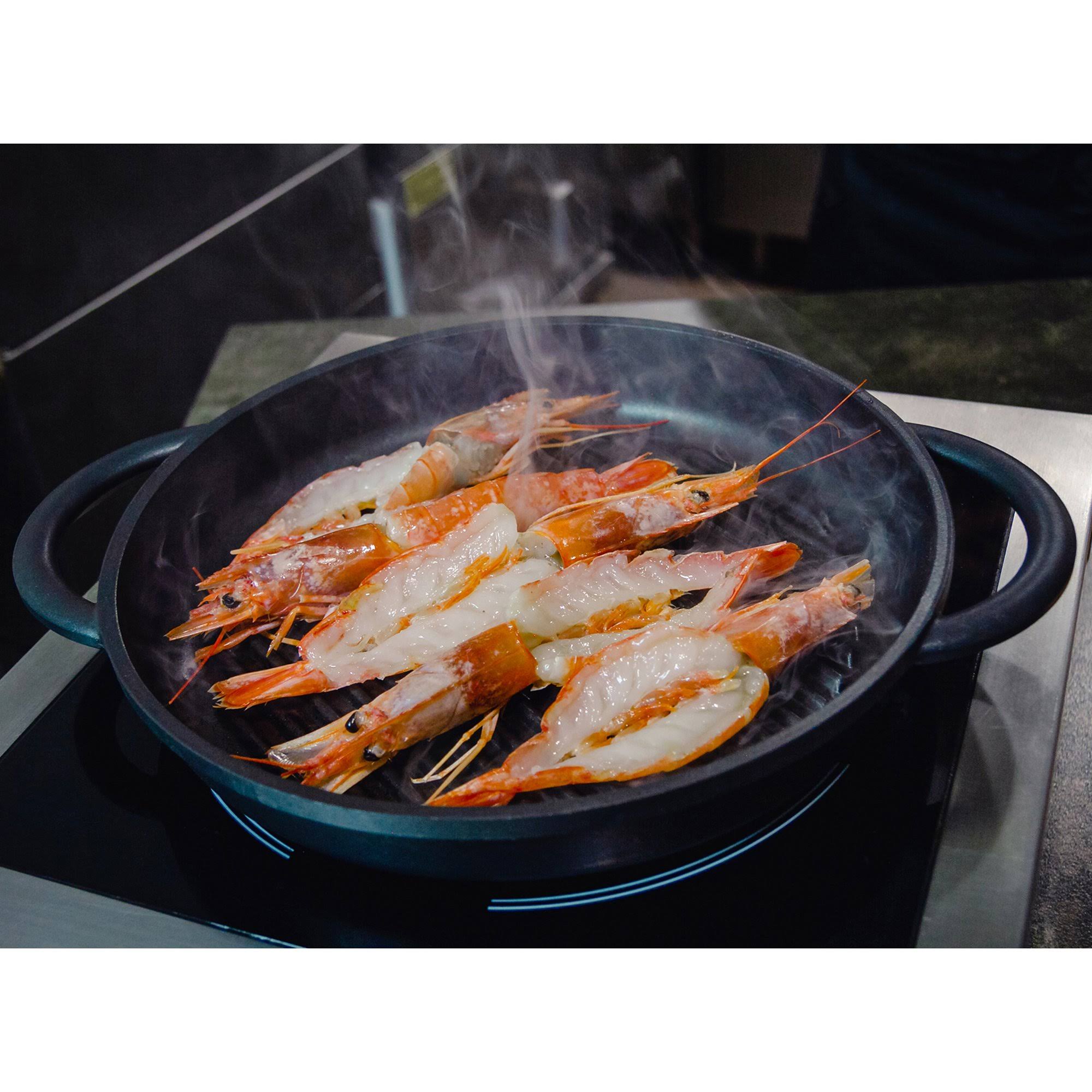 Jean Patrique The Whatever Pan - Cast Aluminium Griddle Pan with Glass Lid