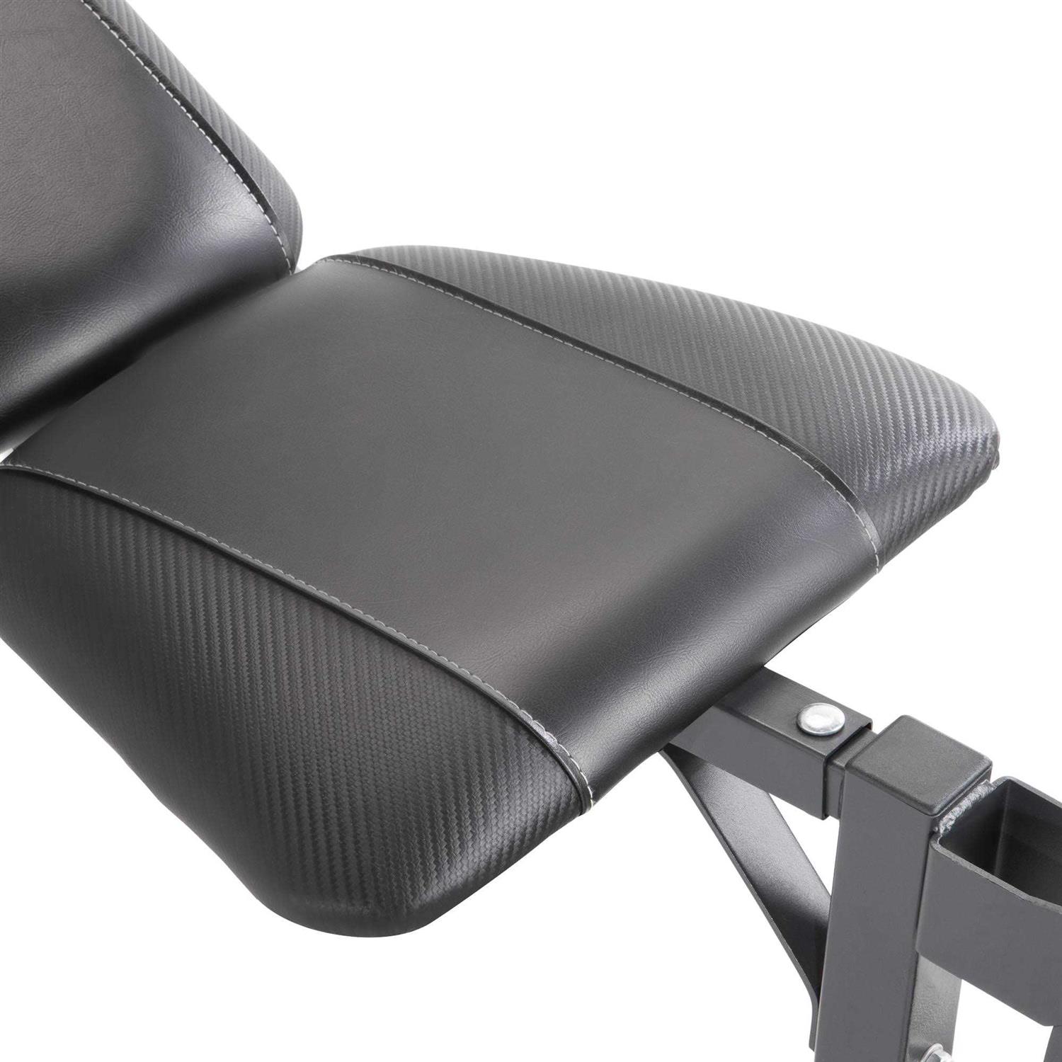 Marcy Diamond Elite MD Standard Bench with 100 Lb. Weight Set - Sports Supplies Online Store