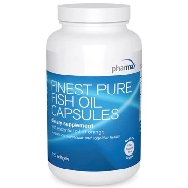 Pharmax Finest Pure Fish Oil Capsules 120 softgels - Kansas Nuitrition - HNZSDS