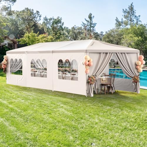 Outdoor Party Tent 10x30 Black Tents for Parties