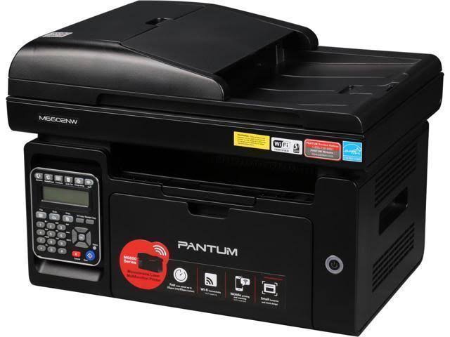Pantum M6602NW Up to 23 PPM Monochrome Network / Wireless All-in-One Laser Printer