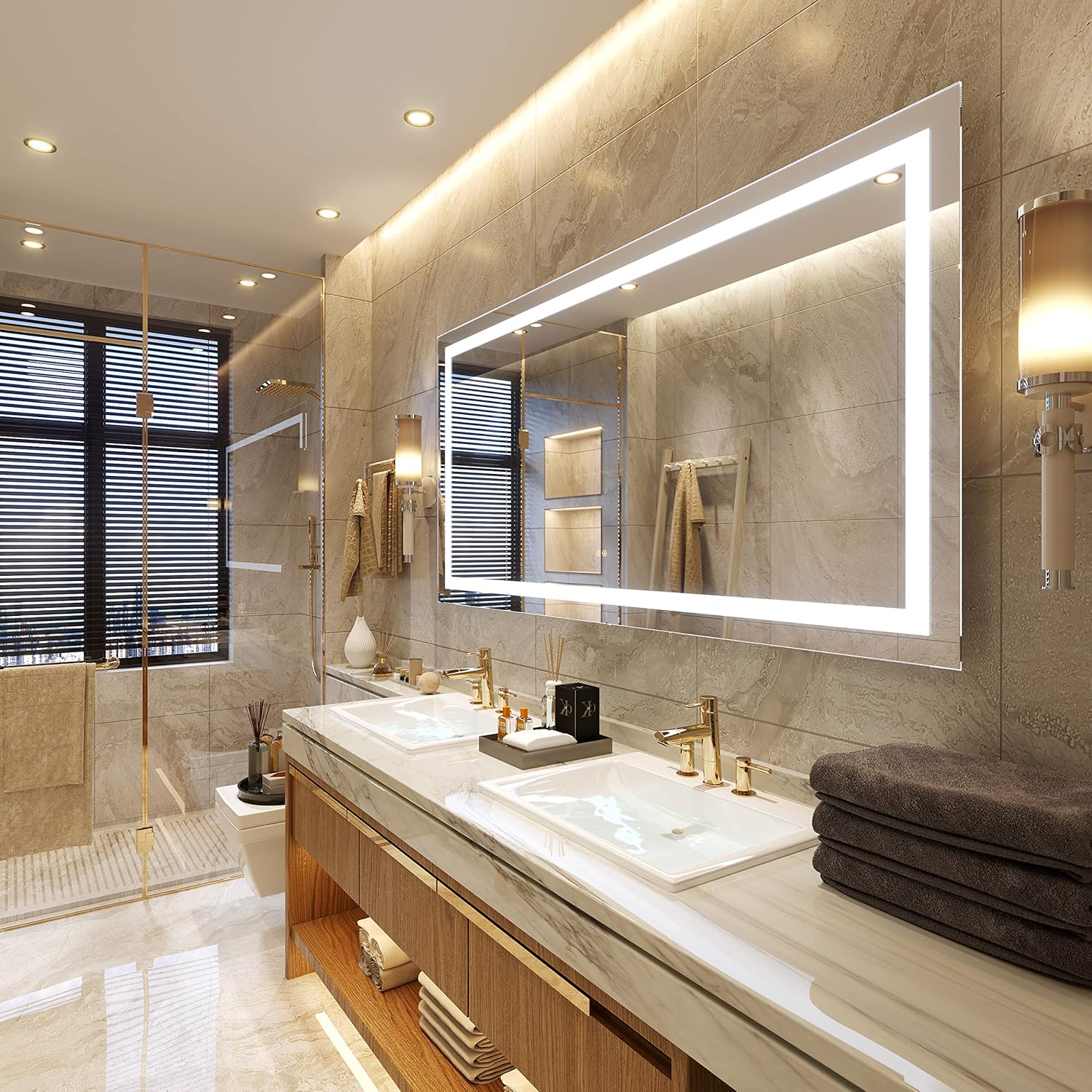 Petus PetusHouse 20 X 28 Inch LED Lighted Bathroom Mirrors