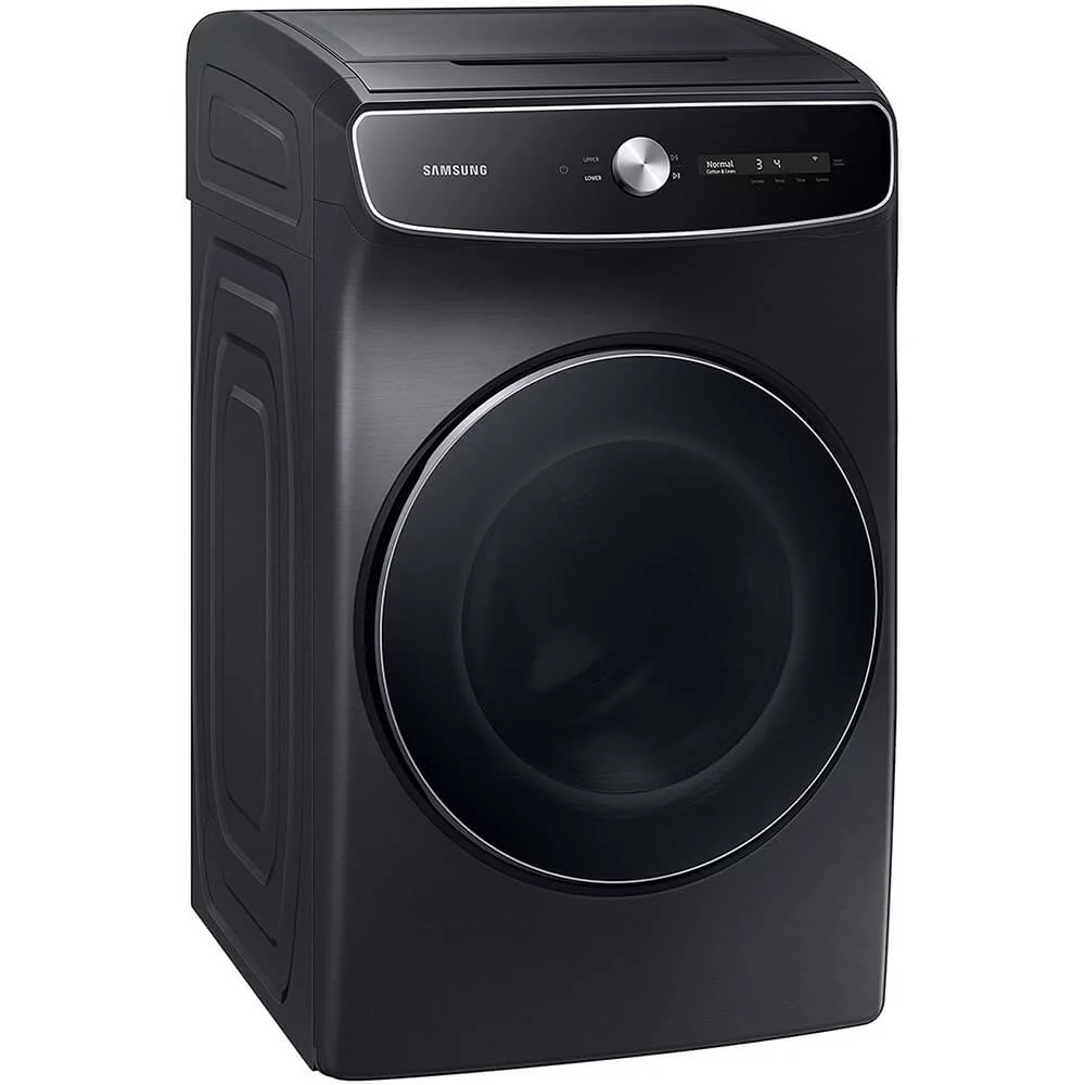 Samsung DVE60A9900V 7.5 Cu. Ft. Smart Dial Electric Dryer w/ FlexDry - Brushed Black