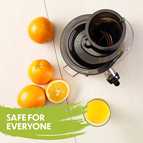 Kuvings Whole Slow Juicer EVO820CG Higher Nutrients and Vitamins, BPA-Free Components, Easy to Clean, Ultra Efficient 240W, 50RPMs