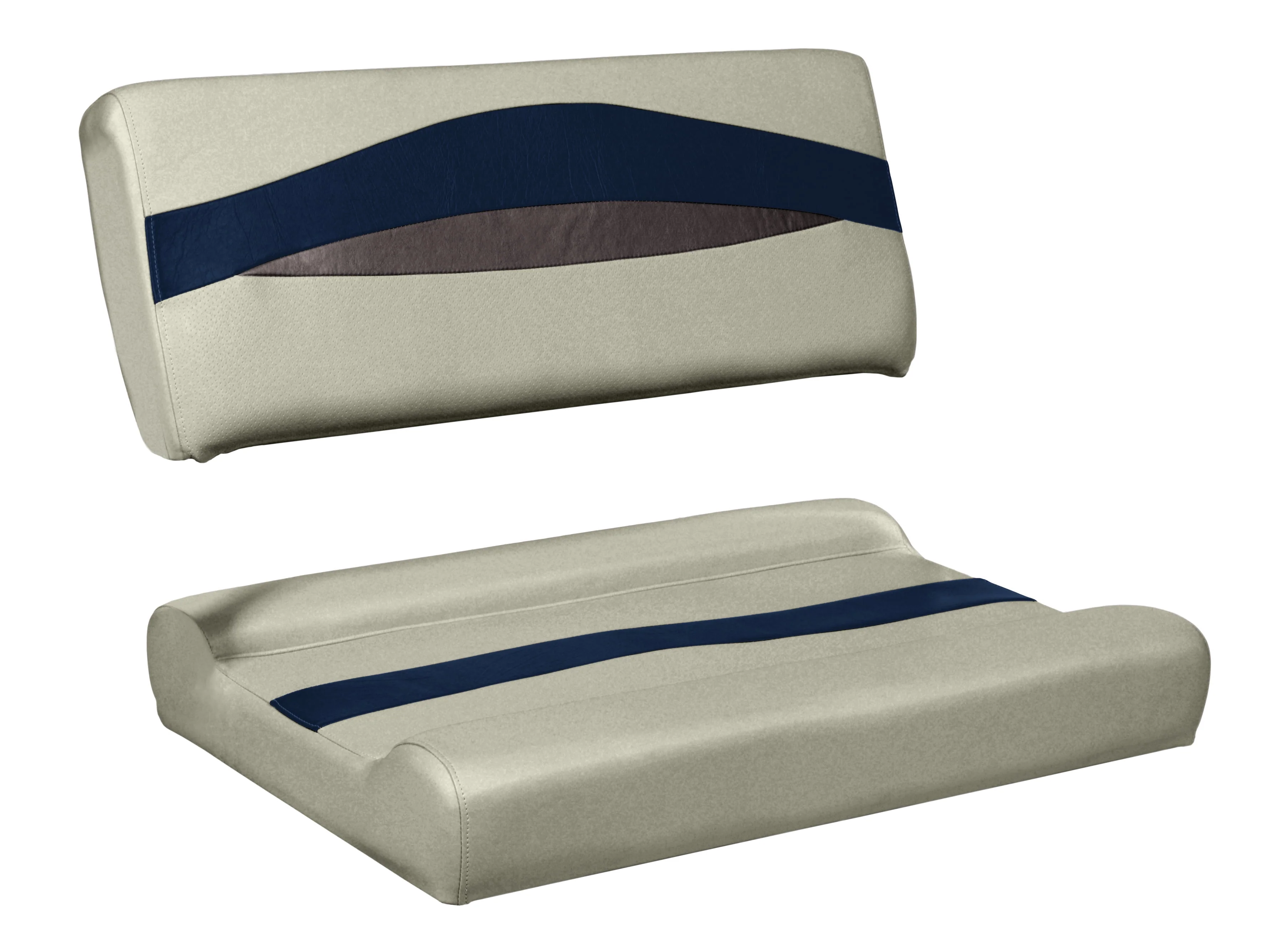 Wise BM1152-986 Premier Series Pontoon Flip-Flop Seat Cushion Set