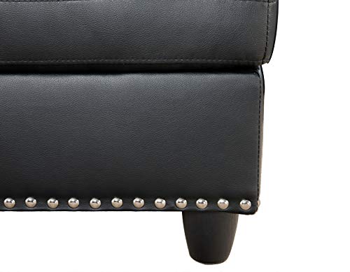 Devion Furniture Regis 4-in-1 Convertible L Shaped Couch with Pull Out Bed and Storage, Sectional Sleeper Sofa with Reversible Chaise for Living Room