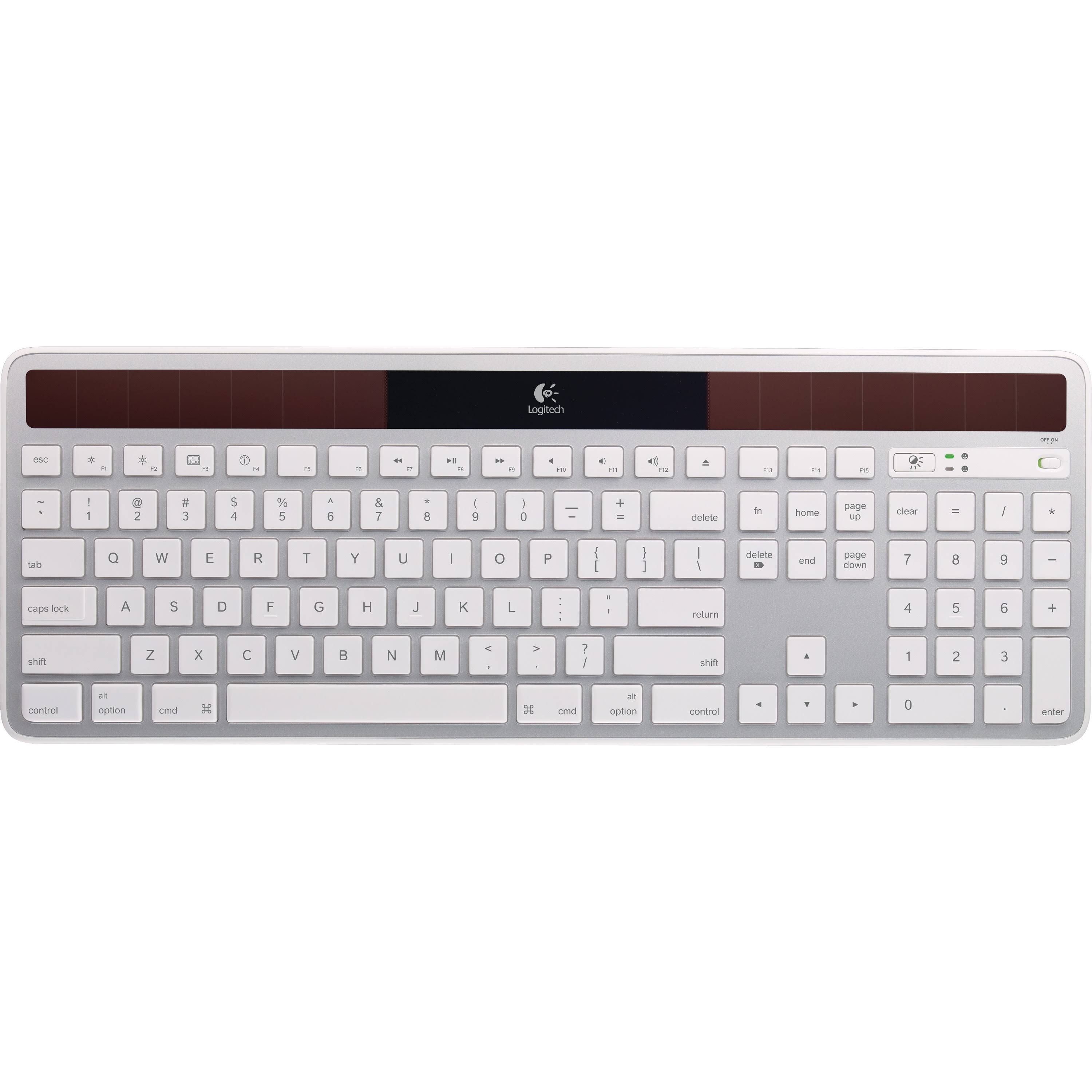 Logitech k750 Wireless Solar Keyboard for Mac - Megean