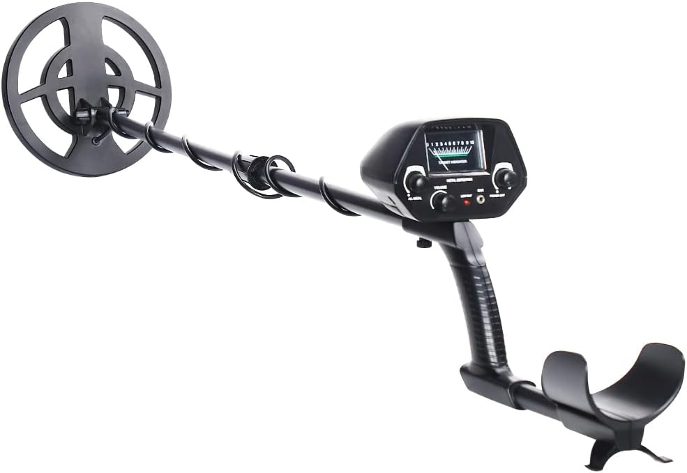 KONGTENBUY - Metal Detector, 30.7 - 42.5 Inch Adjustable High Precision Waterproof Metal Detector, Professional Metal Detector with Coil