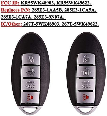Key Fob Compatible for 2007-2012 Nissan Altima