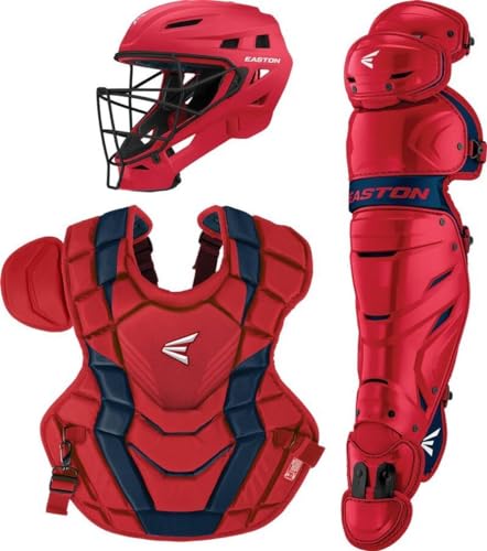 Easton | Elite X 2.0 Baseball Catcher's Equipment | Box Set | NOCSAE Approved | Youth/Intermediate/Adult | Multiple Colors
