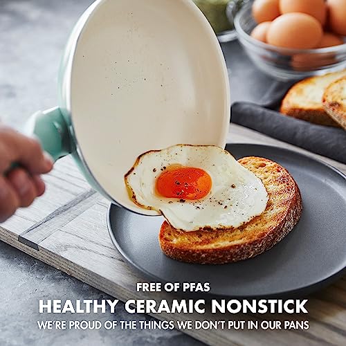 GreenPan Rio 16 Piece Cookware Pots and Pans Set, Hard Anodized Healthy Ceramic Nonstick PFAS-Free, Bakelite Handles, Frypans, Saucepan, Saute Pan