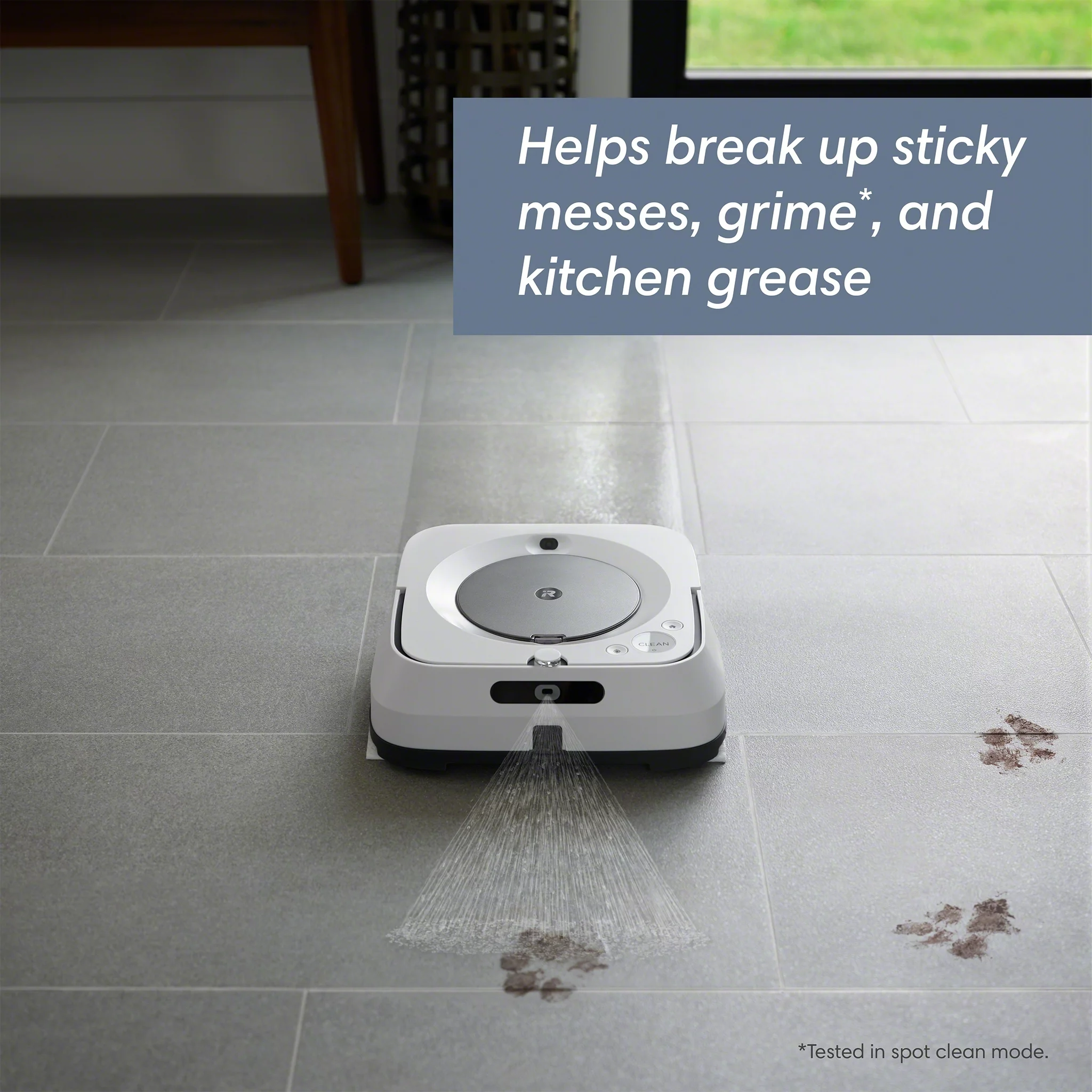 iRobot Braava Jet M6 (6110) Ultimate Robot Mop- Wi-Fi Connected, Precision Jet Spray, Smart Mapping, Works with Google Home, Ideal for Multiple Rooms