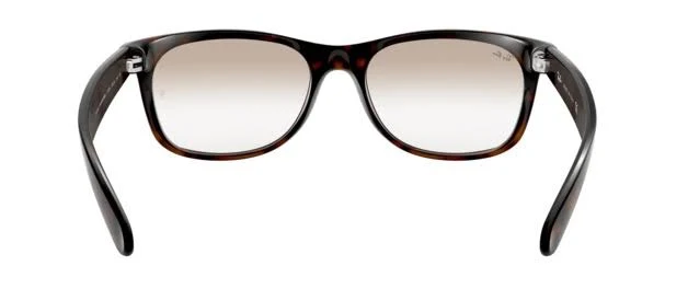 Ray-Ban RB2132F New Wayfarer Plastic Unisex Sunglasses, 710/Y0 Havana