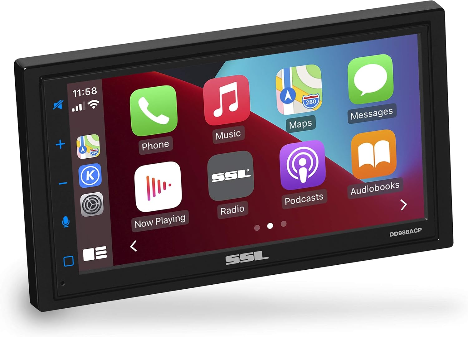 Sound Storm Laboratories SDC26B Car Stereo - Single Din, Bluetooth Audio and Hands-Free Calling, Built-in Microphone, MP3 Player, CD, USB Port