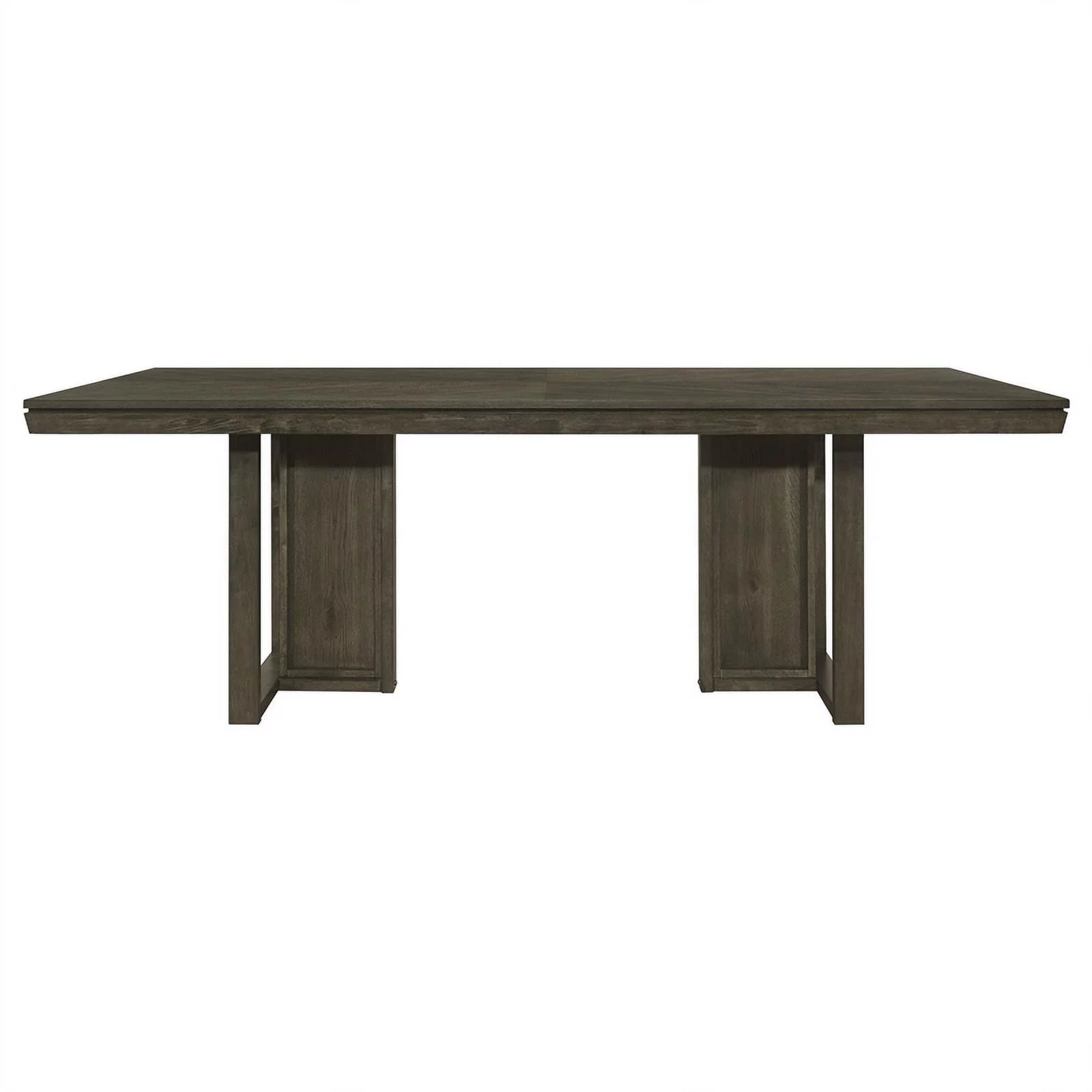 Coaster Kelly 9-piece Wood Rectangular Dining Table Set in Beige and Dark Gray