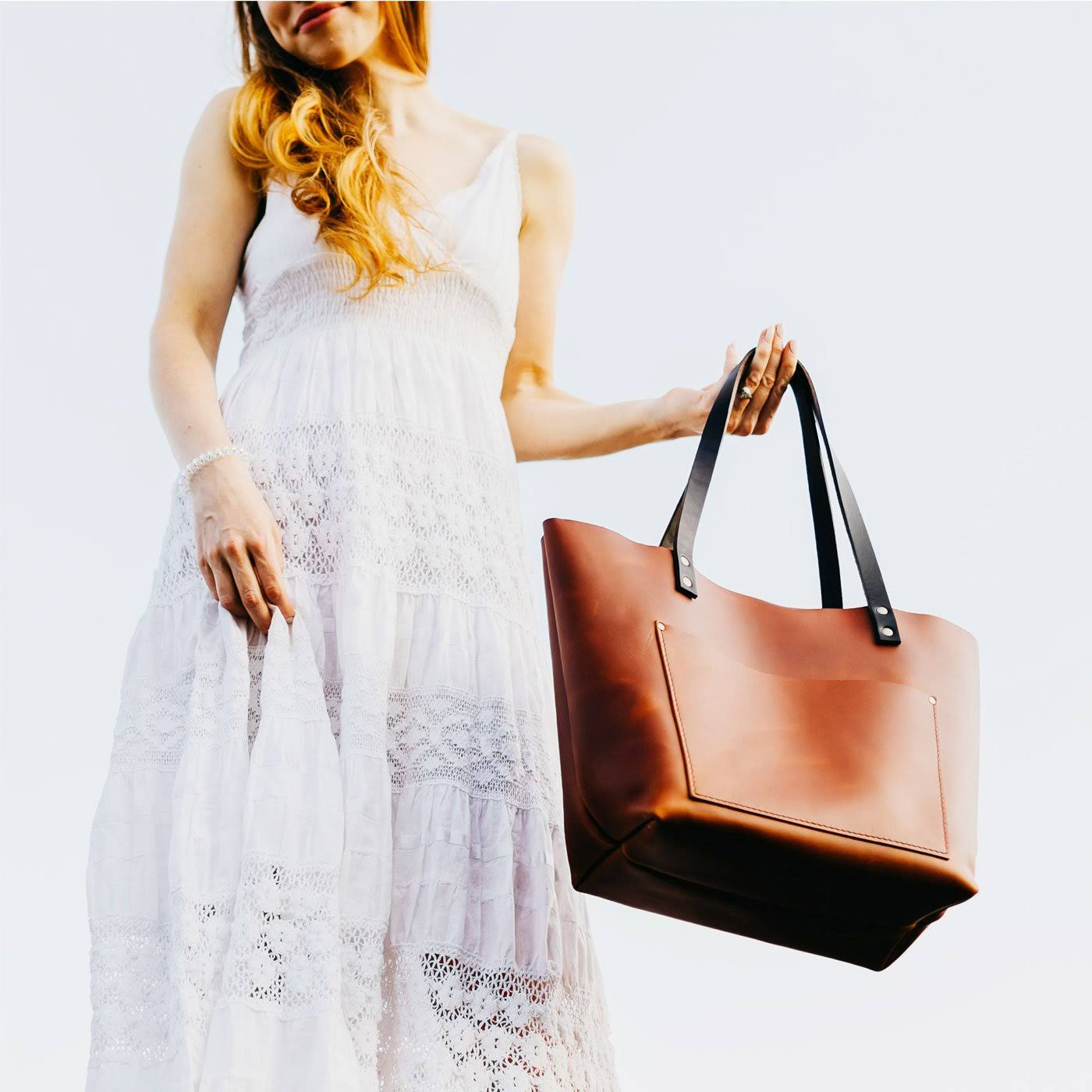 &Almost Perfect& Classic Tote, Honey / Medium