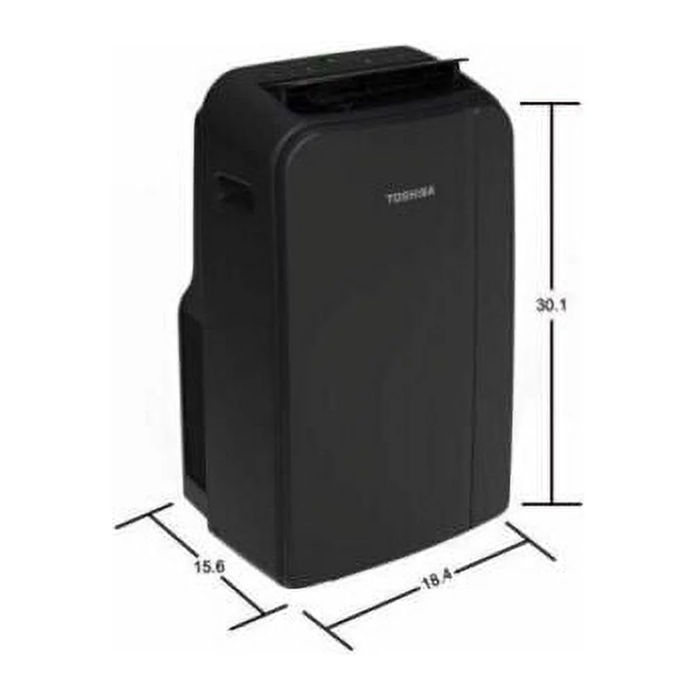 Restored Toshiba 13,500 BTU 115-Volt Wifi Portable Air Conditioner, (Refurbished)