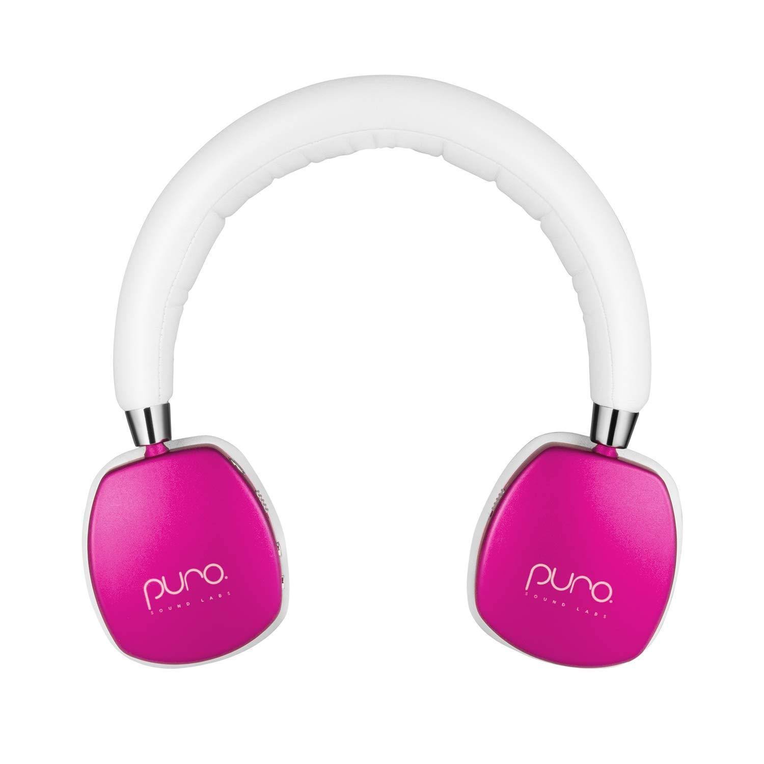PuroQuiet Over-Ear Active Noise Cancelling Headphones (Pink)