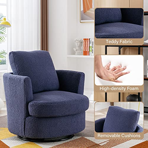 ODUWA Swivel Barrel Chair Set of 2