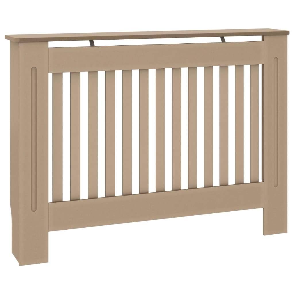 vidaXL Radiator Cover Black 44.1x22x7.5x22x31.9x22 MDF