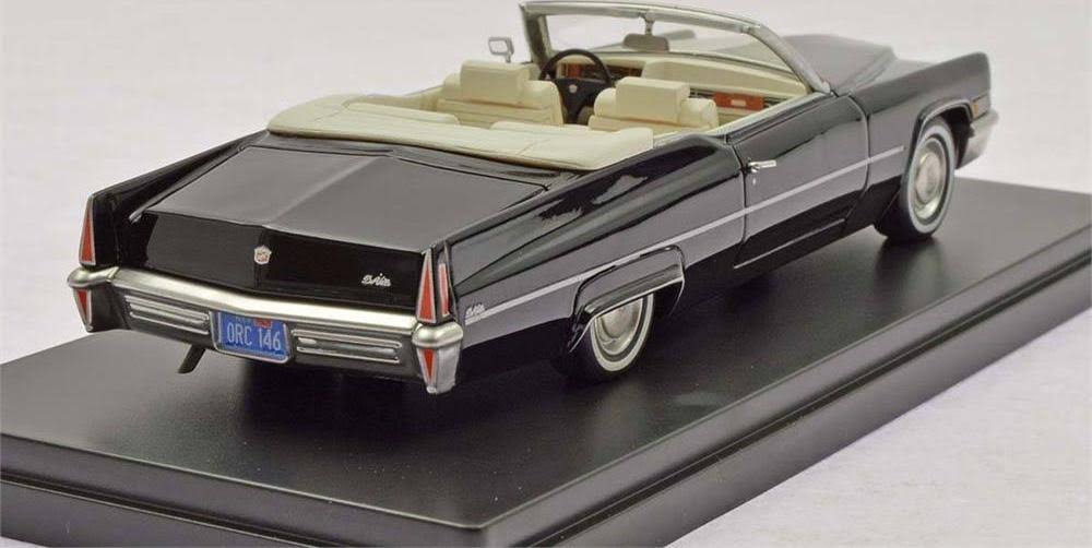 Diecast Car - Cadillac DeVille Convertible, Black, RHD