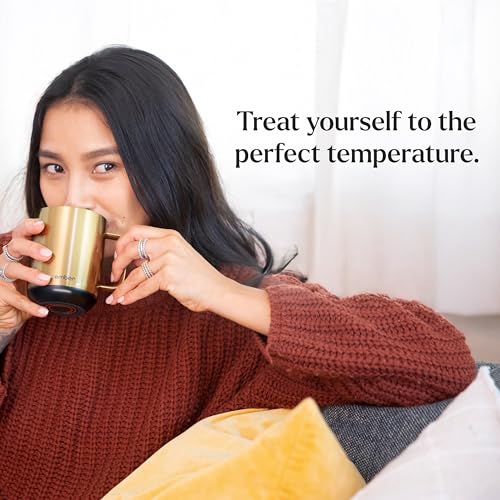 Ember Temperature Control Smart Mug 2, 14 Oz, App-Controlled Heated Coffee Mug with 80 Min Battery Life and Improved Design, Black