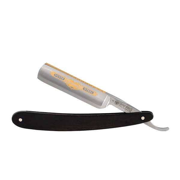 Dovo Straight Razor Carbon, Ebony Wood Handle