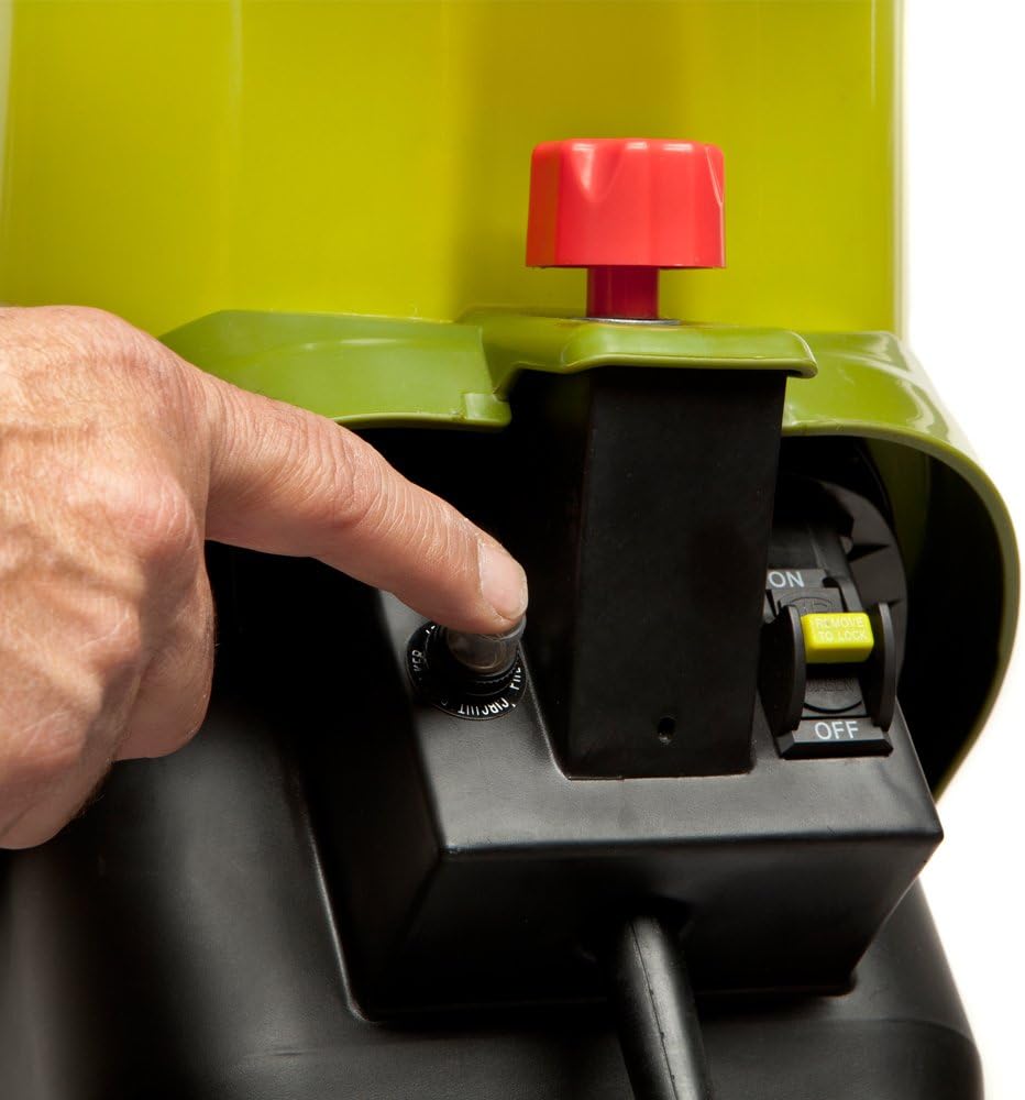 Sun Joe CJ601E Electric Wood Chipper/Shredder, 14-Amp, 16:1 Reduction, Green