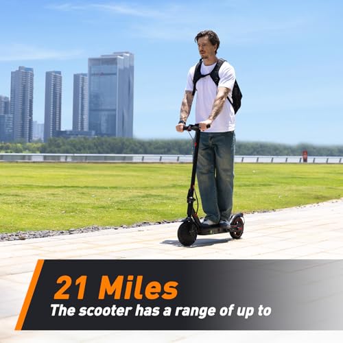 Electric Scooter, 500W/350W Powerful Motor, 22/18 MPH Top Speed, 23/21 Miles Long Range, 10"/8.5" Pneumatic Tires, Smart App