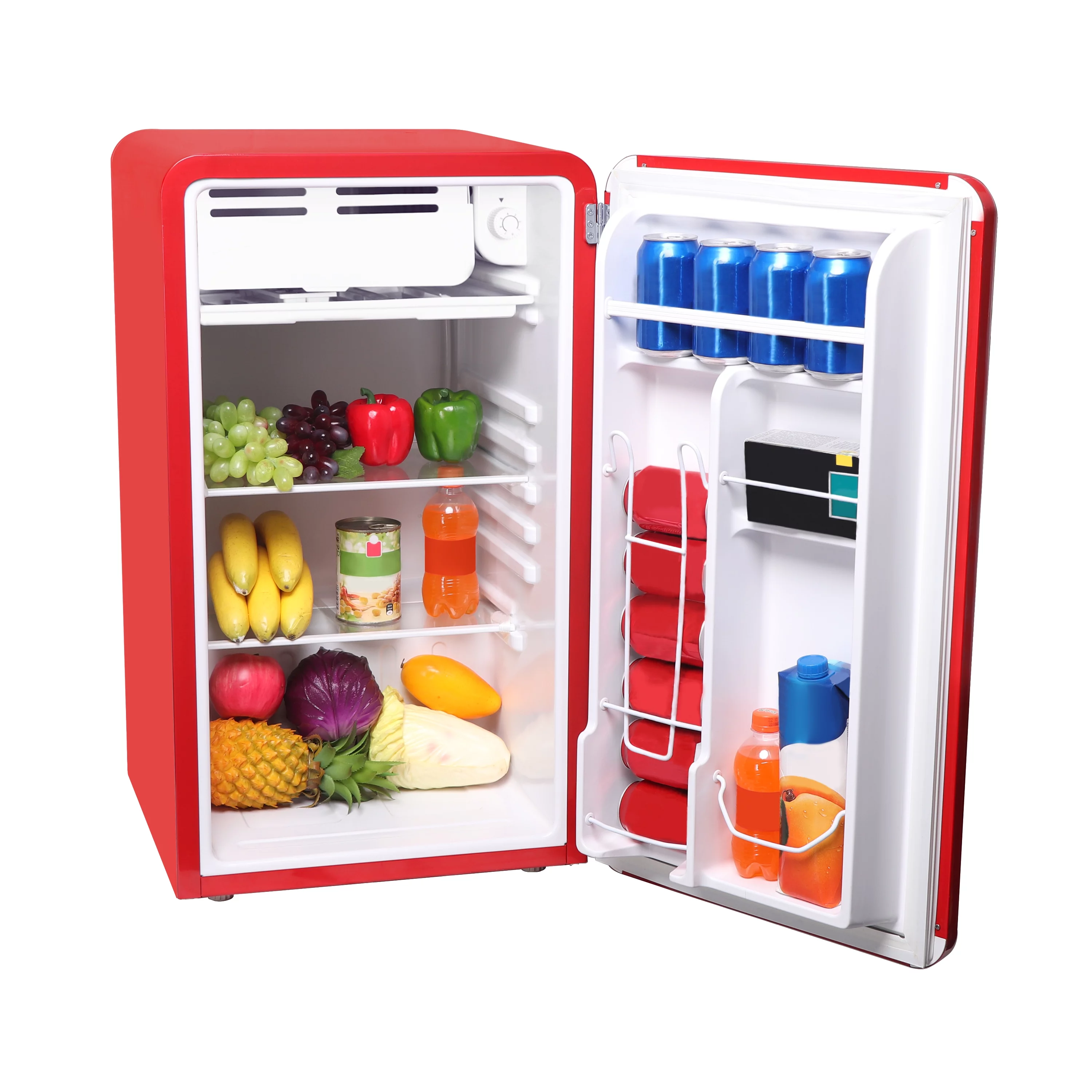 Frigidaire 3.2 cu ft Single Door Retro Compact Fridge EFR372, Pink