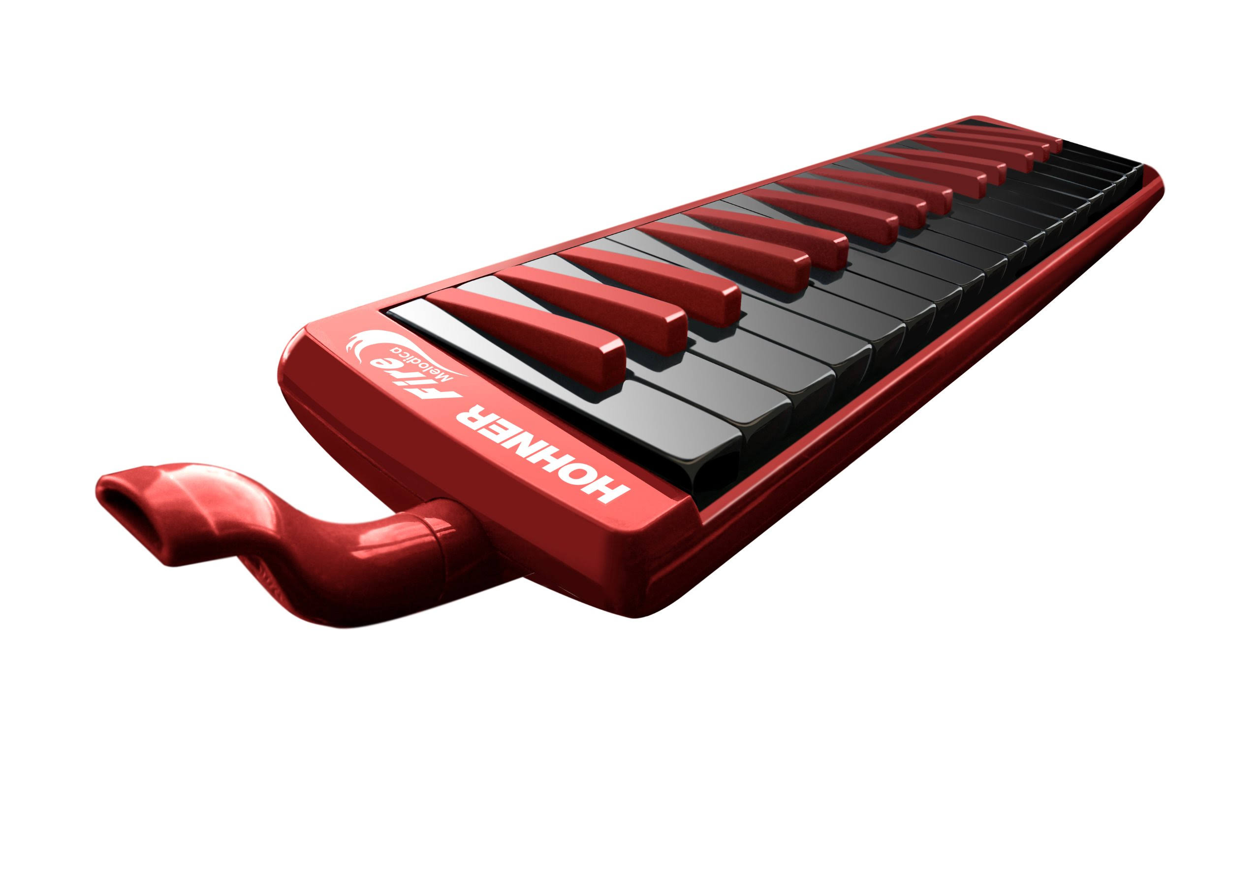 Hohner 32F 32-Key Piano-Style Fire Melodica Red