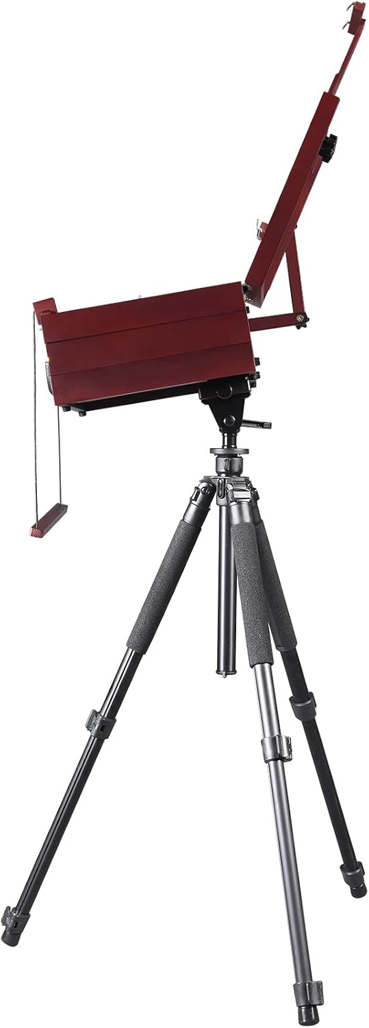 MEEDEN Artist Plein Air Easel,Pochade Box,Sketch Easel Box w/Compact Aluminum Travel Tripod,Nylon Carry Bag