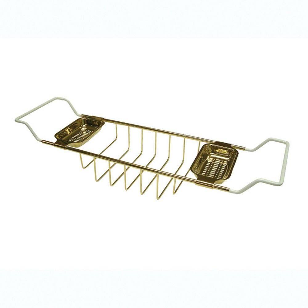 Kingston Brass Claw Foot Bathtub Caddy in Polished Brass