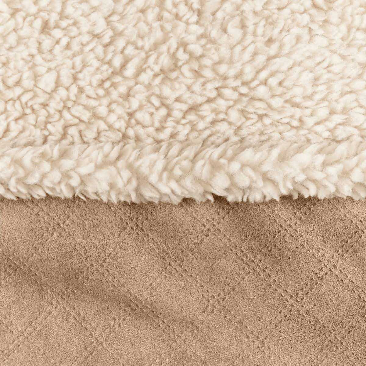 Orvis ComfortFill-Eco Wraparound Dog Bed with Fleece