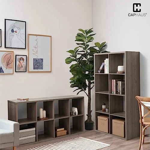 GEROBOOM Sturdy Room 13-Inch Cube  Organizer   with Extra Thick Exterior Edge  Open   Divider  Bookcase  6-Cube / 8-Cube / 9-Cube  Colors Available