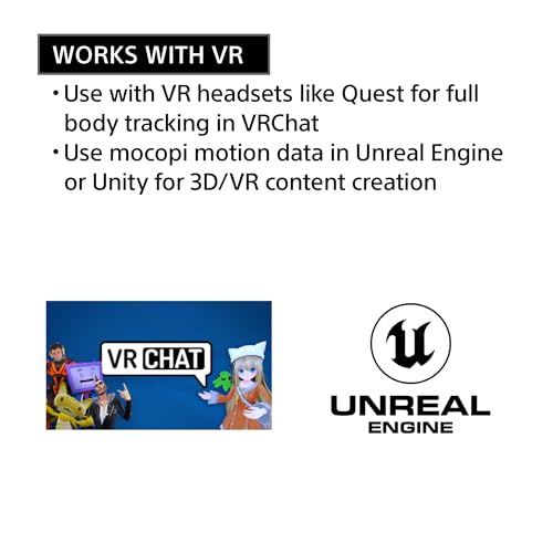 Sony mocopi 3D Mobile Motion Capture for VR and 3D Content Creation, Pro Kit Includes 2 Sets of mocopi Main Unit