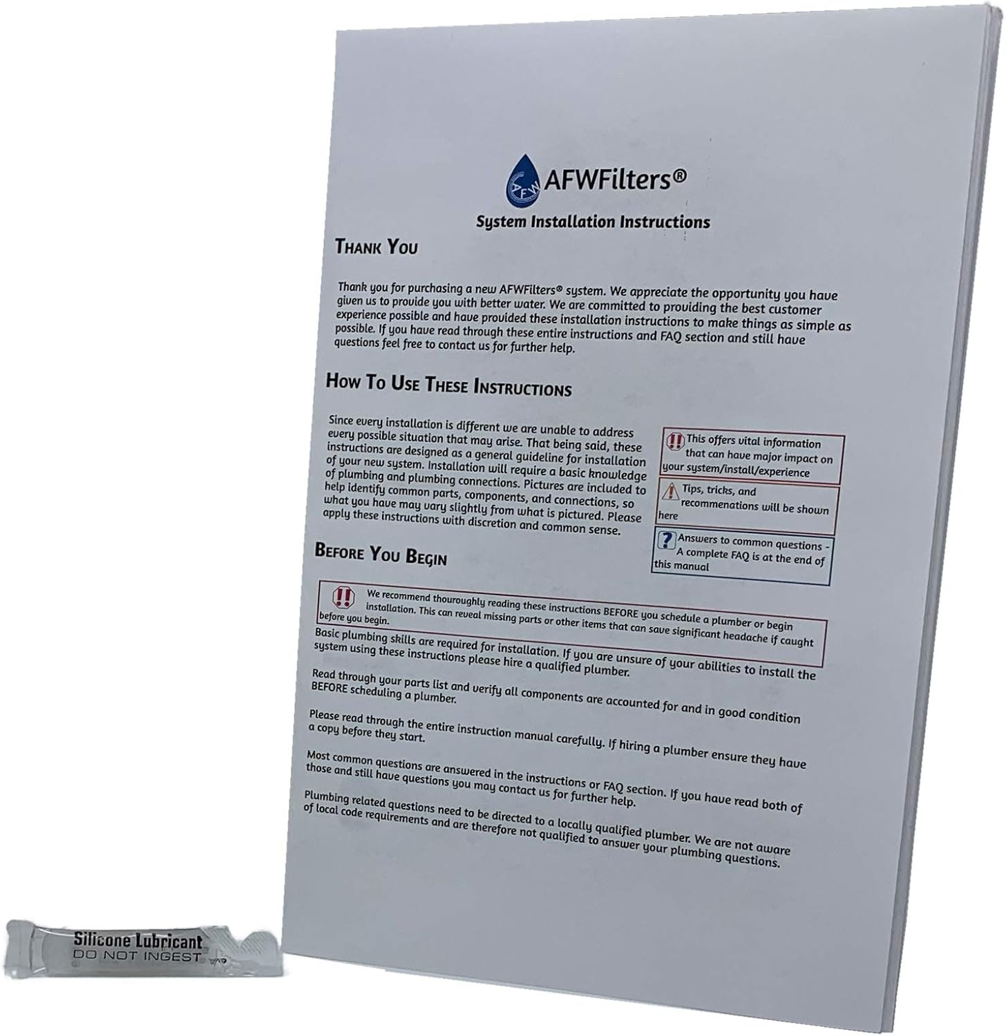 AFW Filters Air Injection Platinum 20 with Fleck 2510SXT Vortech Tank and 1" Bypass - AIP20V-25SXT-1