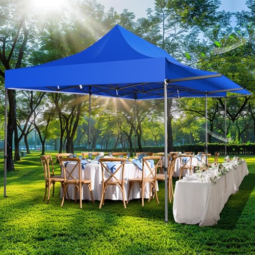 COBIZI 10x10 Pop Up Canopy Tent with Awning