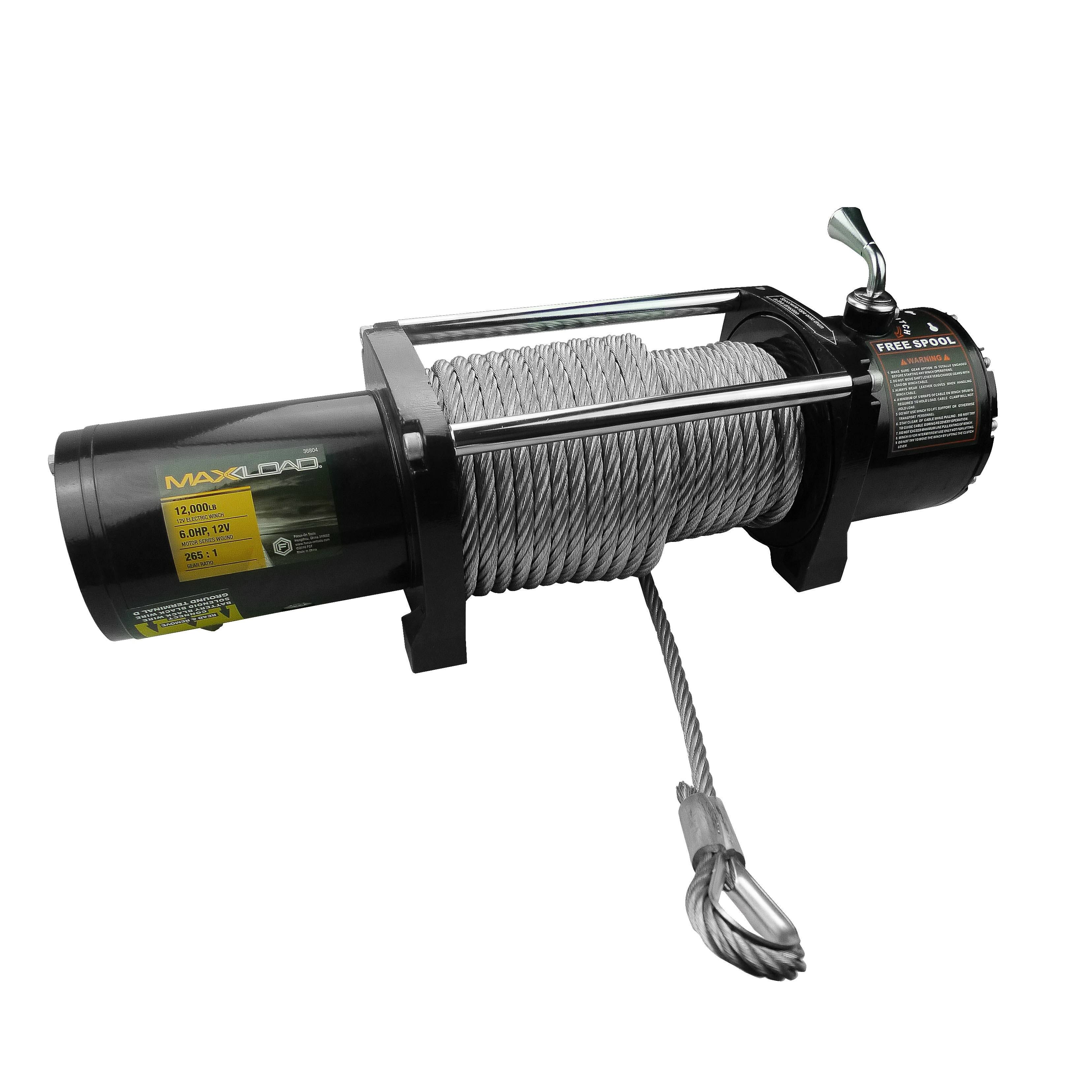 Winch Elec 12000lb Cap Remote
